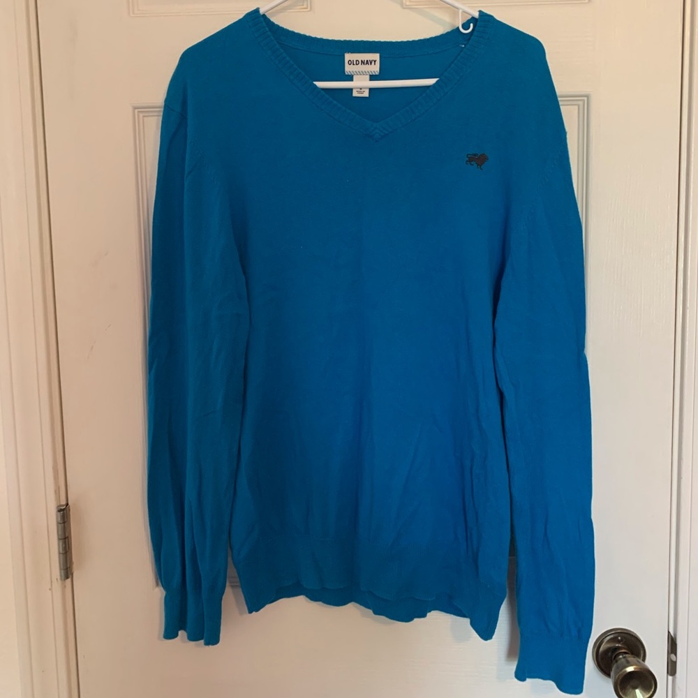 MENS BLUE SWEATER
